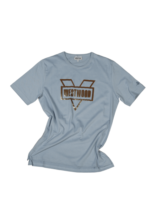 Vivienne Westwood T-Shirt Logo für Herren, blue