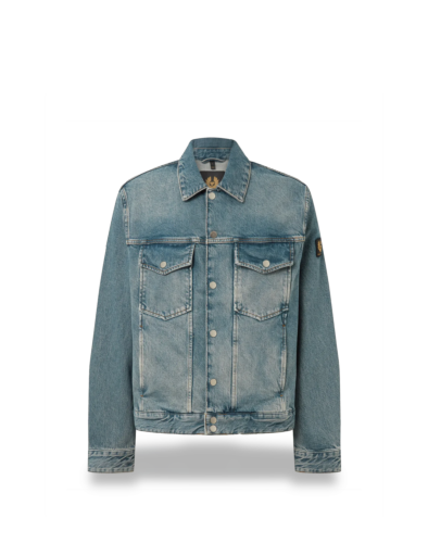 Belstaff Piston Trucker Jacket Man, stonewash