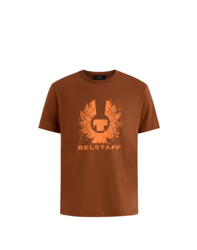 Belstaff Pixelation T-Shirt Man, burnt orange