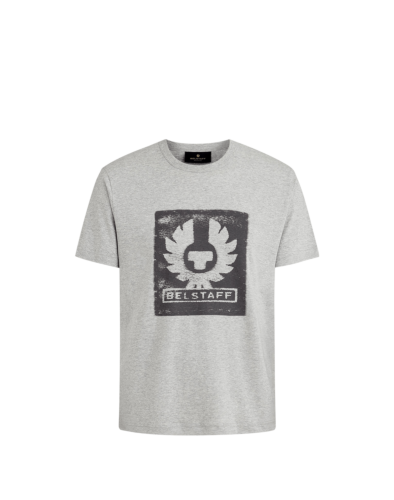 Belstaff Stamp T-Shirt Man, grey melange