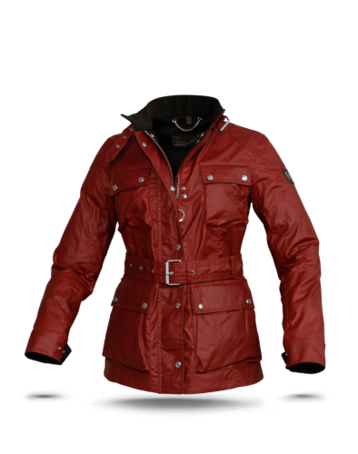 Belstaff Trialmaster Ladies Jacket, dark rally red 