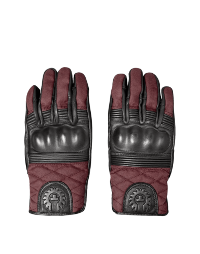 Belstaff Hampstead Motorcycle Gloves, black/red