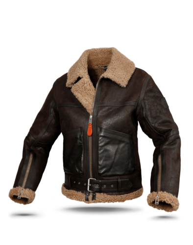 Belstaff NC Costal Commander Jacket Man, dark brown/ sand