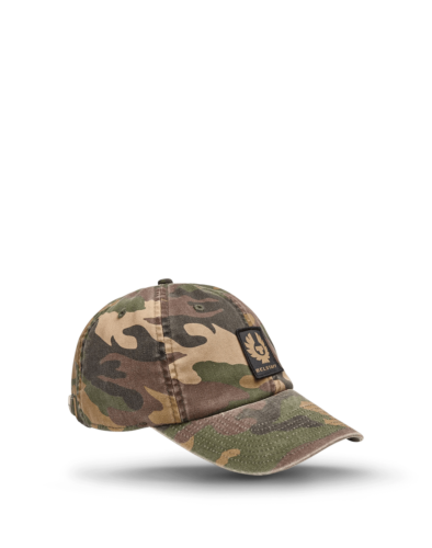 Belstaff Phoenix Logo Cap, camouflage