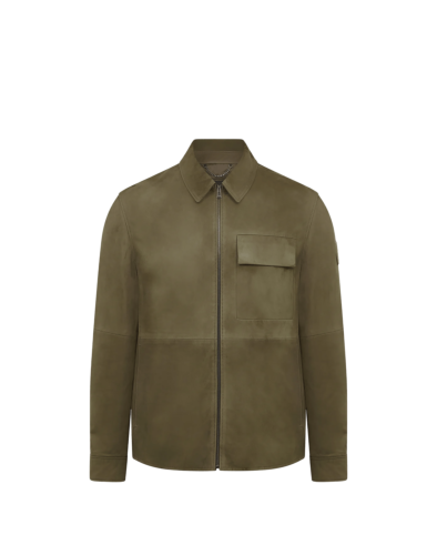 Belstaff Frame Overshirt Man, army olive