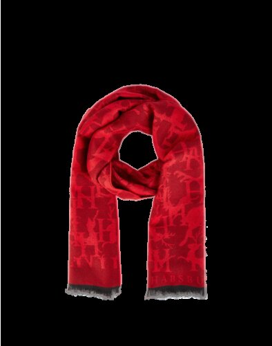 Habsburg Hirsch Scarf, red