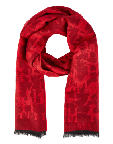 Habsburg Hirsch Scarf, red