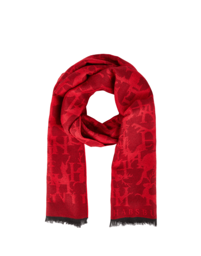 Habsburg Hirsch Scarf, red