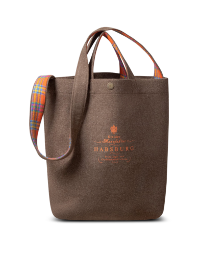 Habsburg Loden Bag, mud/orange