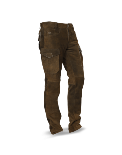 Meindl Desert Force Leathertrousers for Men, torf