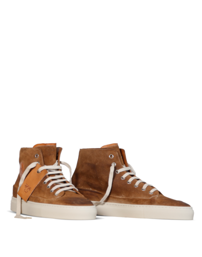 Benci Brothers Scrambler Sneakers Man, tabac
