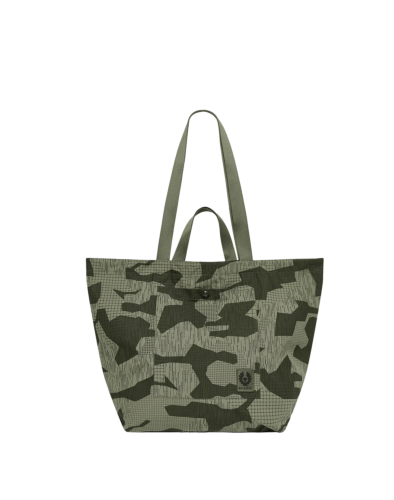 Belstaff Terrain Camo Tote Bag, surplus green