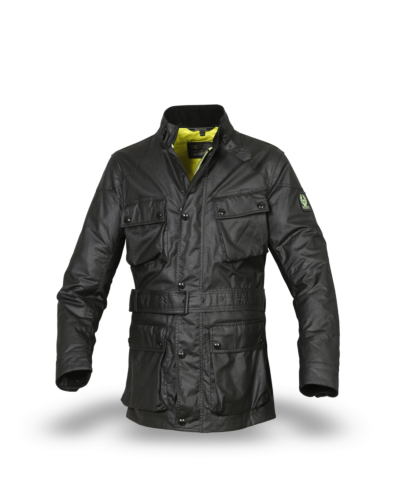 Belstaff Flash Trialmaster Jacket Man, black/neon yellow