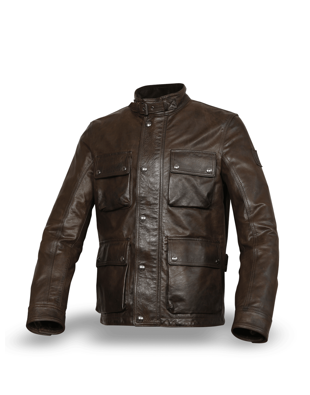 Belstaff Trialmaster ladies leather jacket in red