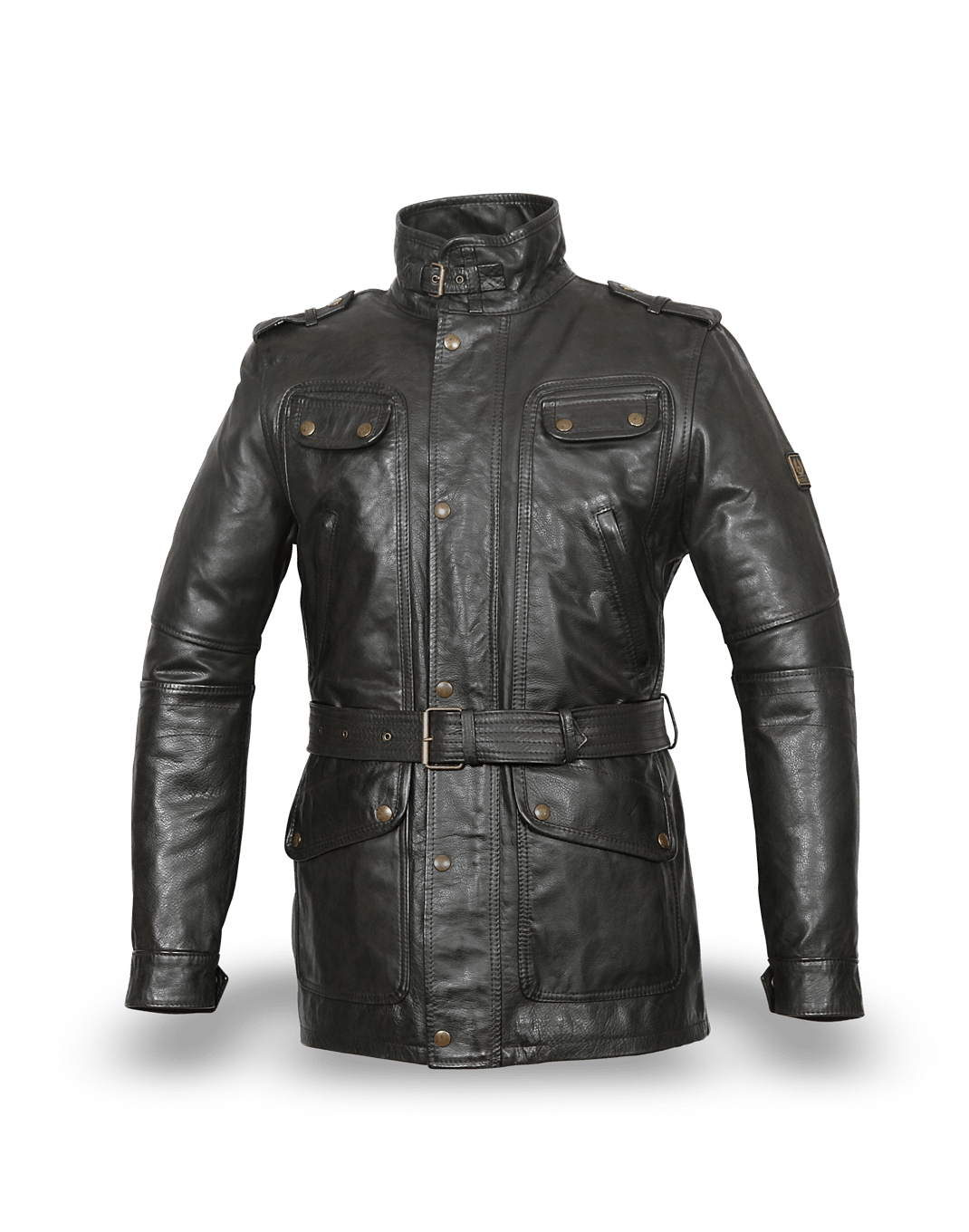 Belstaff Maple Prof. Men Leatherjacket, antique black | Gotlands Fashion