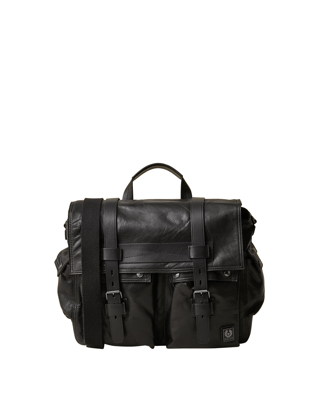 Classic Belstaff Colonial Messenger Shoulder Bag in Black | Gotlands ...
