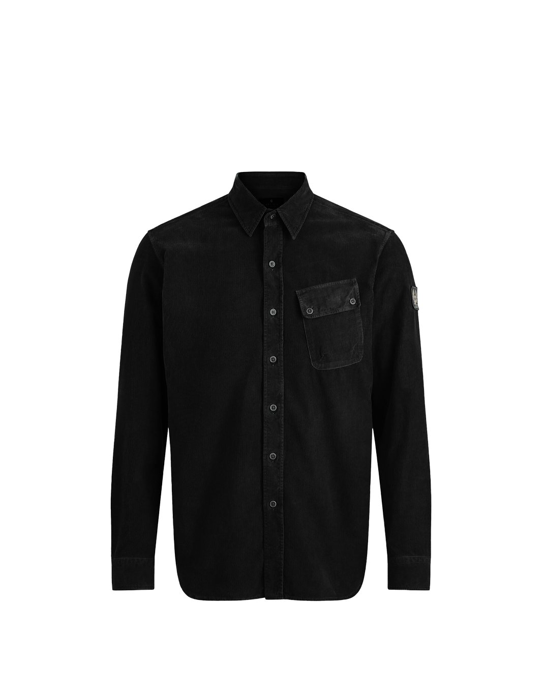 Belstaff Pitch Corduroy Shirt Man, black | Gotlands Fashion