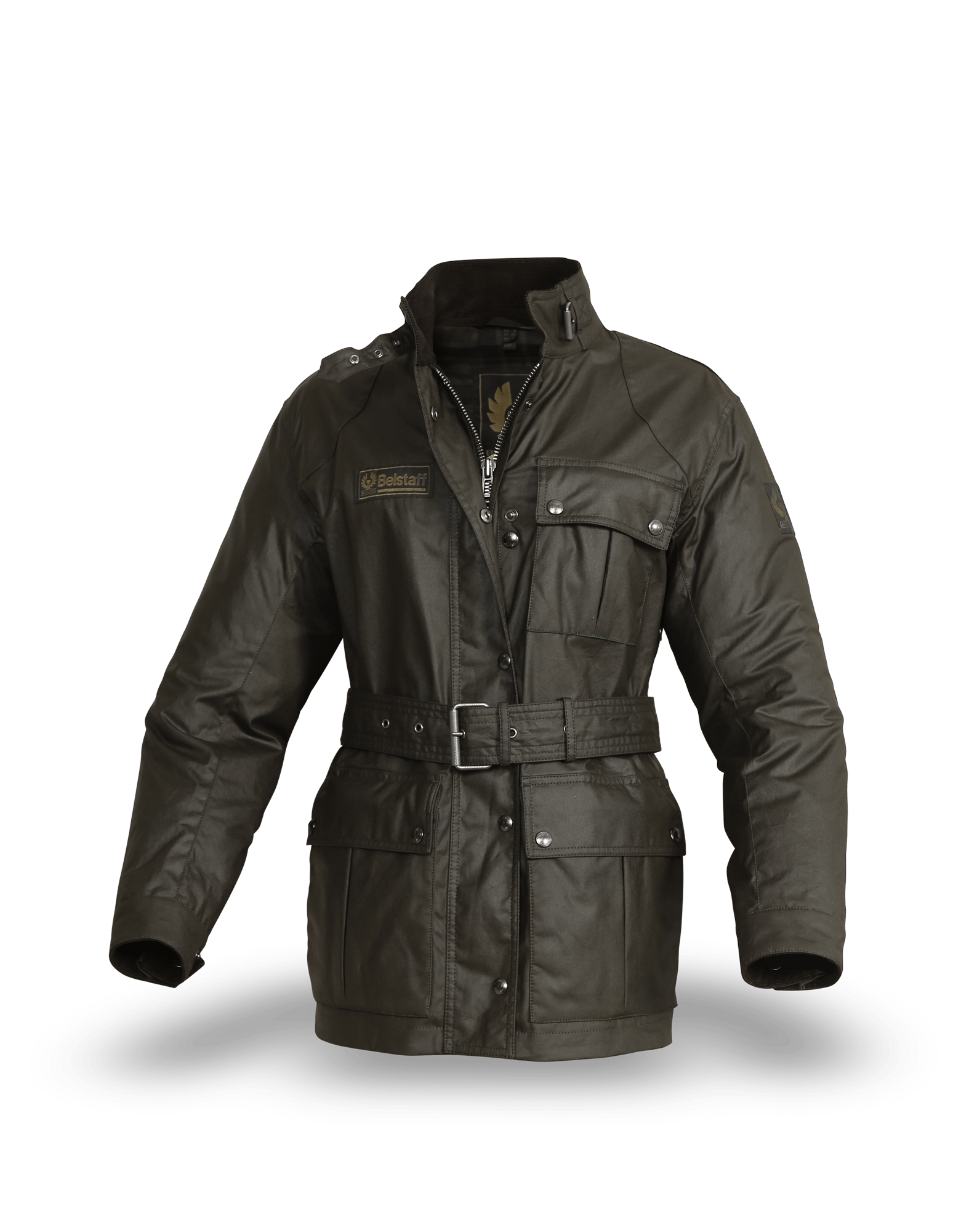 Men's Waxed Cotton Racemaster Jacket in Black | Belstaff UK