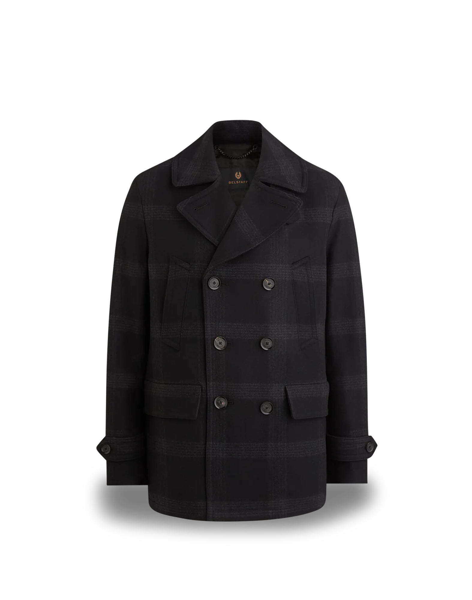 Belstaff Milford Peacoat Man dark charcoal Gotlands Fashion