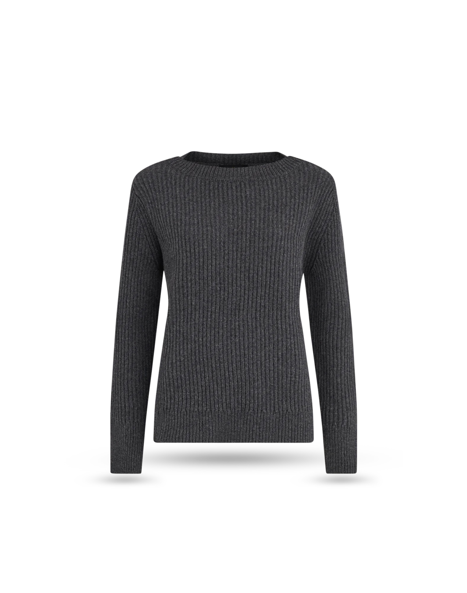 Belstaff Docklands Crewneck Jumper Lady dark grey melange Gotlands Fashion