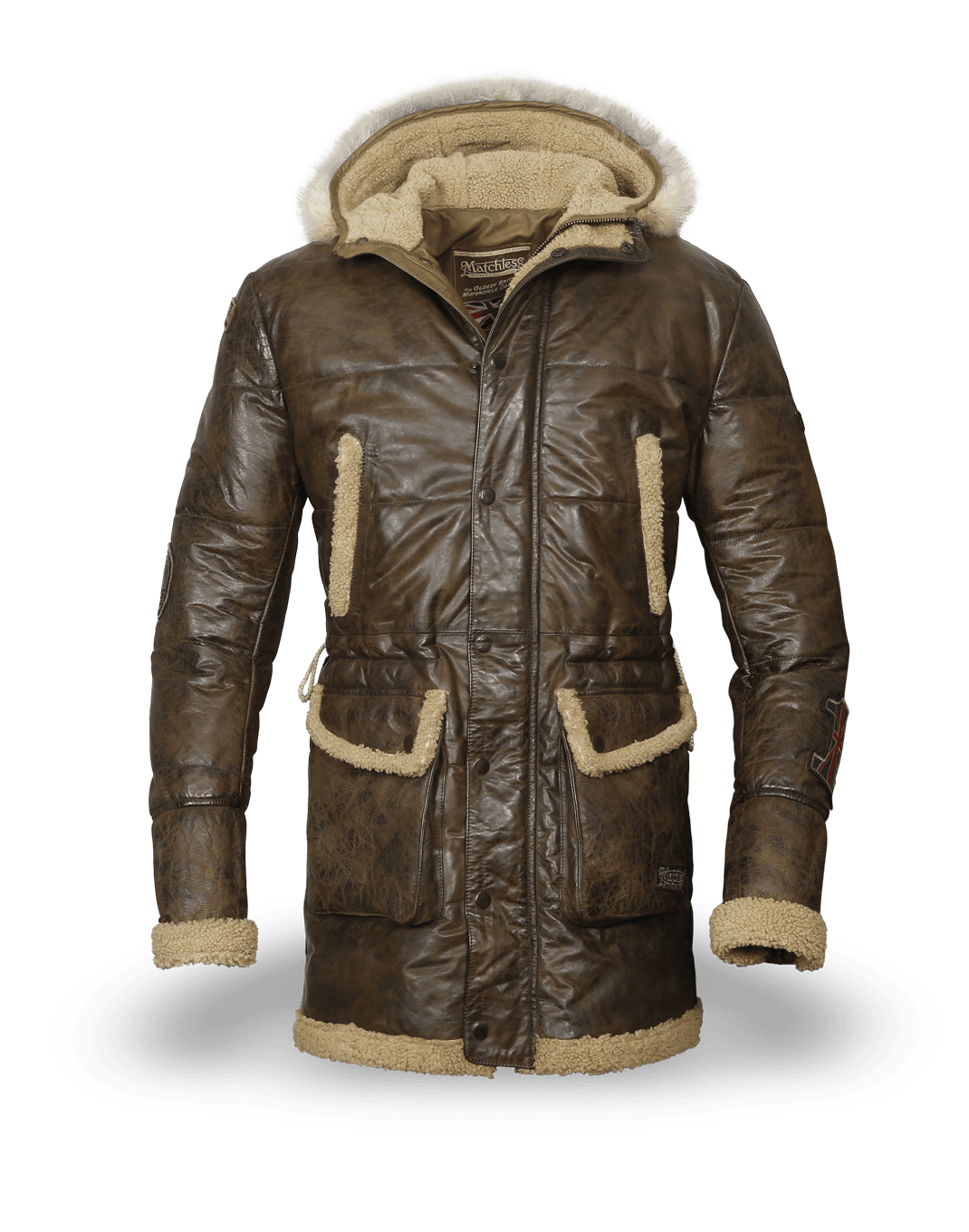 Matchless Manx Mountain Parka antique cuero Gotlands Fashion