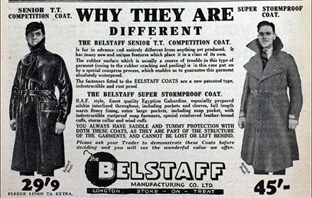 Belstaff advertising